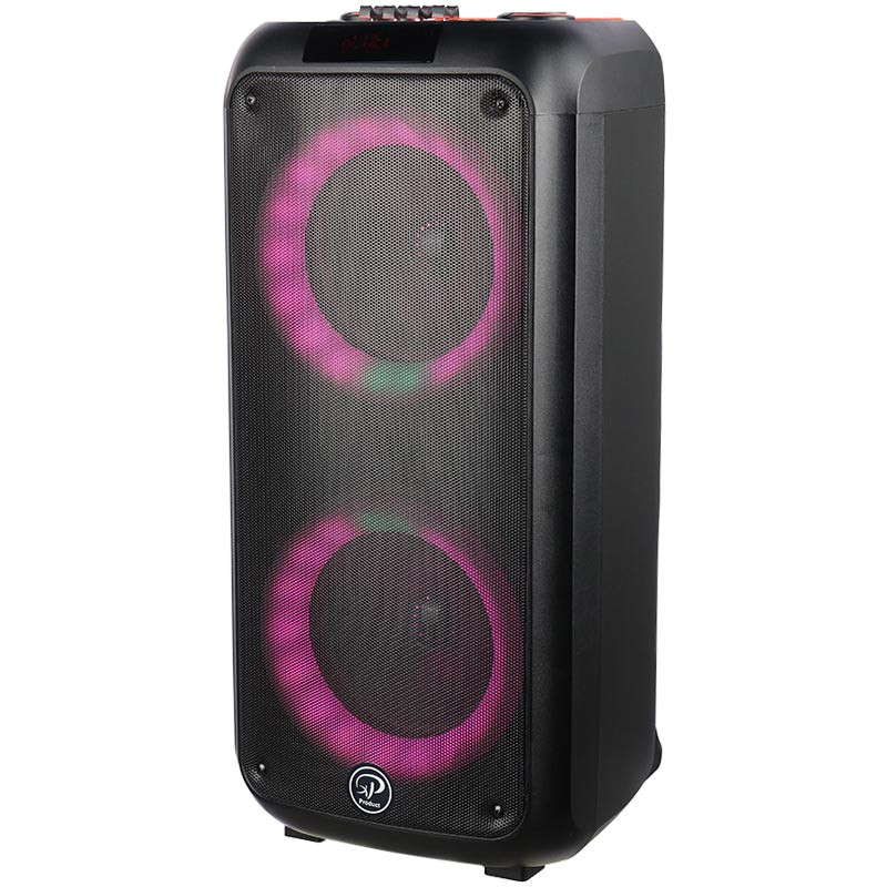 اسپیکر چمدانی بلوتوثی رم و فلش خور XP-Product XP-M1213A + میکروفون و ریموت کنترل