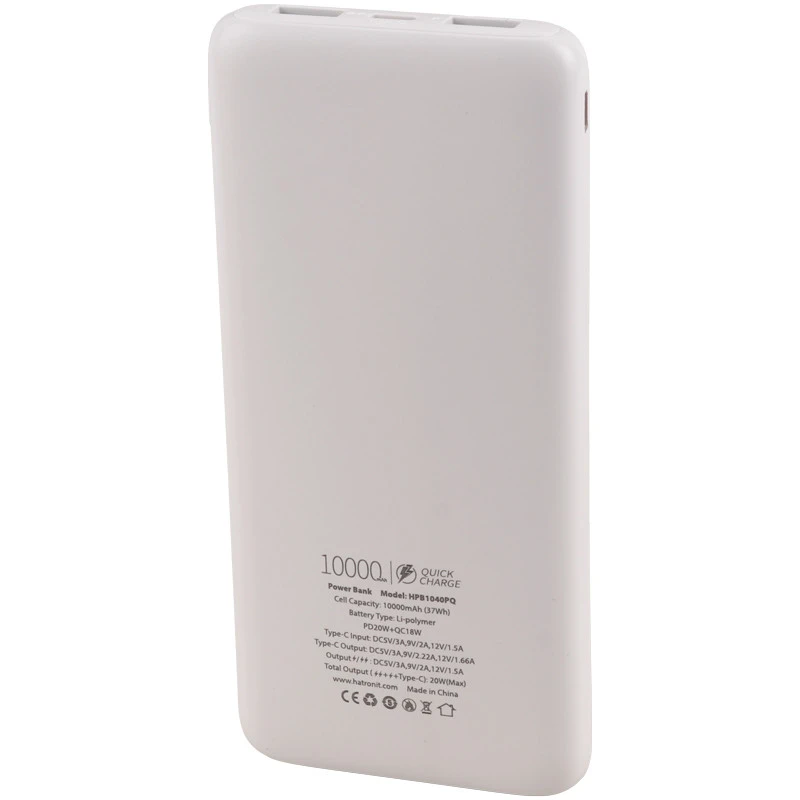 پاور بانک فست شارژ 10000 هترون Hatron HPB1040PQ QC3.0 PD 20W