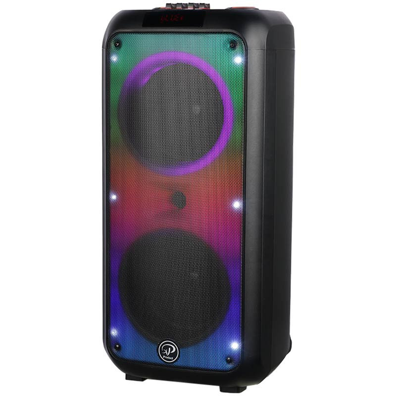 اسپیکر چمدانی بلوتوثی رم و فلش خور XP-Product XP-M1214A + میکروفون و ریموت کنترل