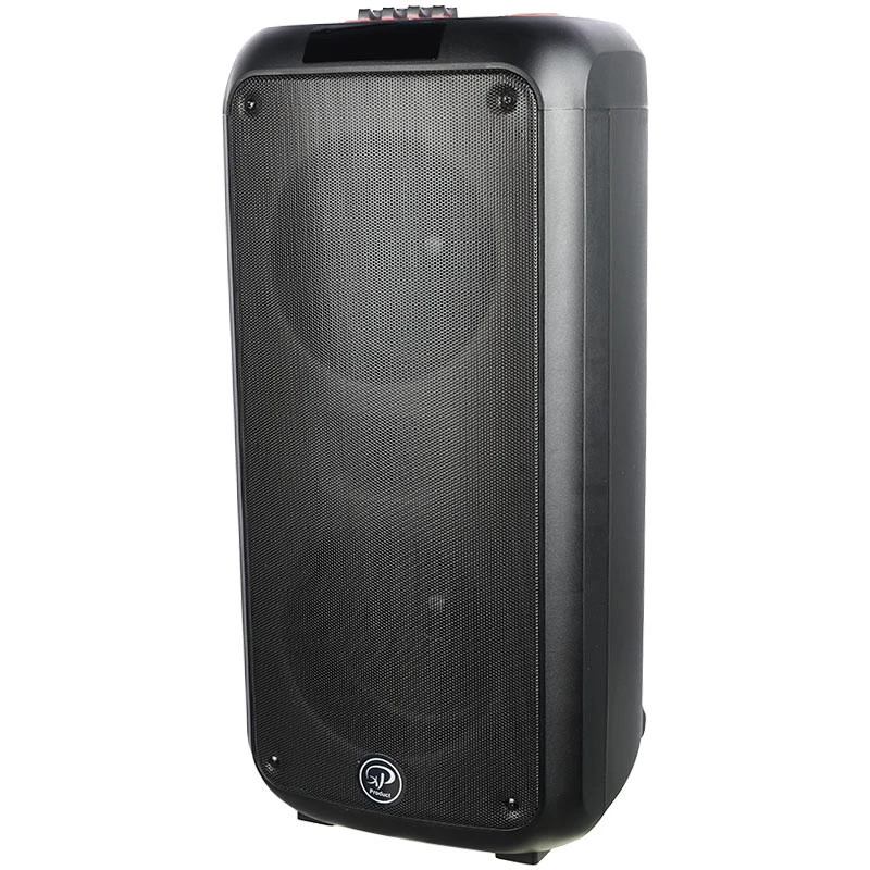 اسپیکر چمدانی بلوتوثی رم و فلش خور XP-Product XP-M1214A + میکروفون و ریموت کنترل