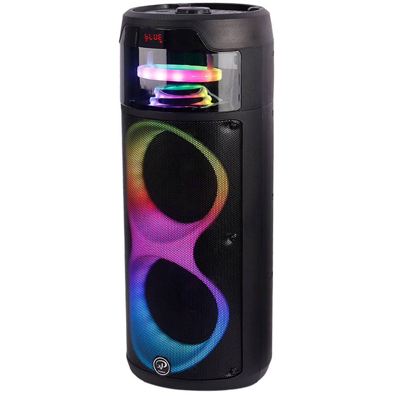 اسپیکر چمدانی بلوتوثی رم و فلش خور XP-Product XP-M1215A + میکروفون و ریموت کنترل