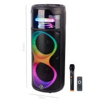 اسپیکر چمدانی بلوتوثی رم و فلش خور XP-Product XP-M1215A + میکروفون و ریموت کنترل