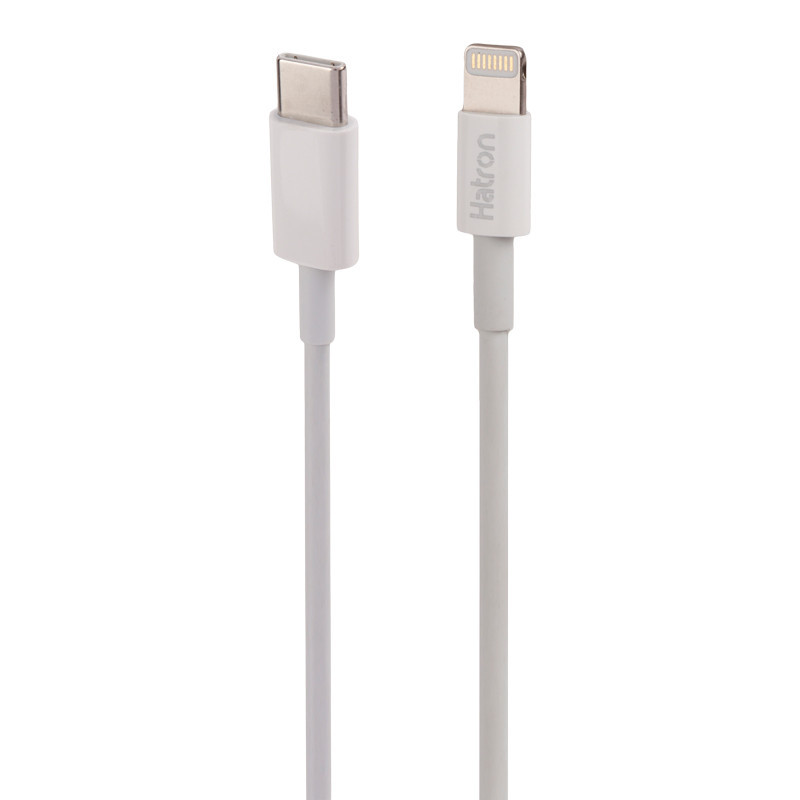 کابل تبدیل فست شارژ Hatron HC365I Type-C To Lightning 2.4A 1m