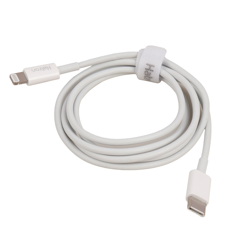 کابل تبدیل فست شارژ Hatron HC365I Type-C To Lightning 2.4A 1m