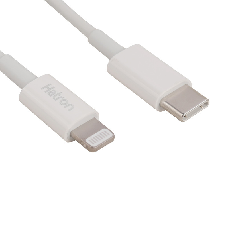 کابل تبدیل فست شارژ Hatron HC365I Type-C To Lightning 2.4A 1m