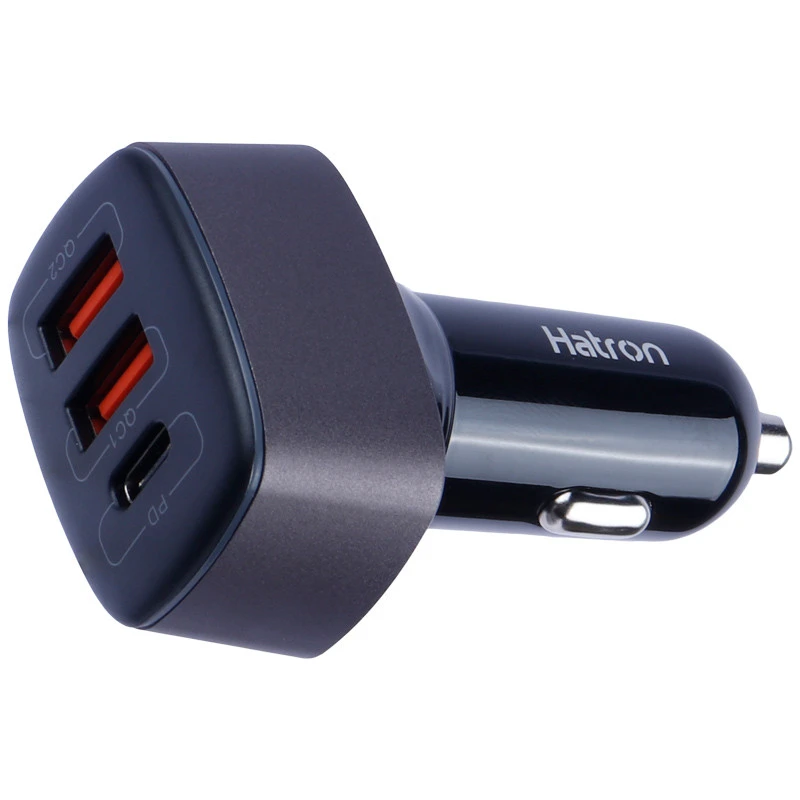 شارژر فندکی فست شارژ Hatron HCC3210PQ QC3.0 PD 3A 20W