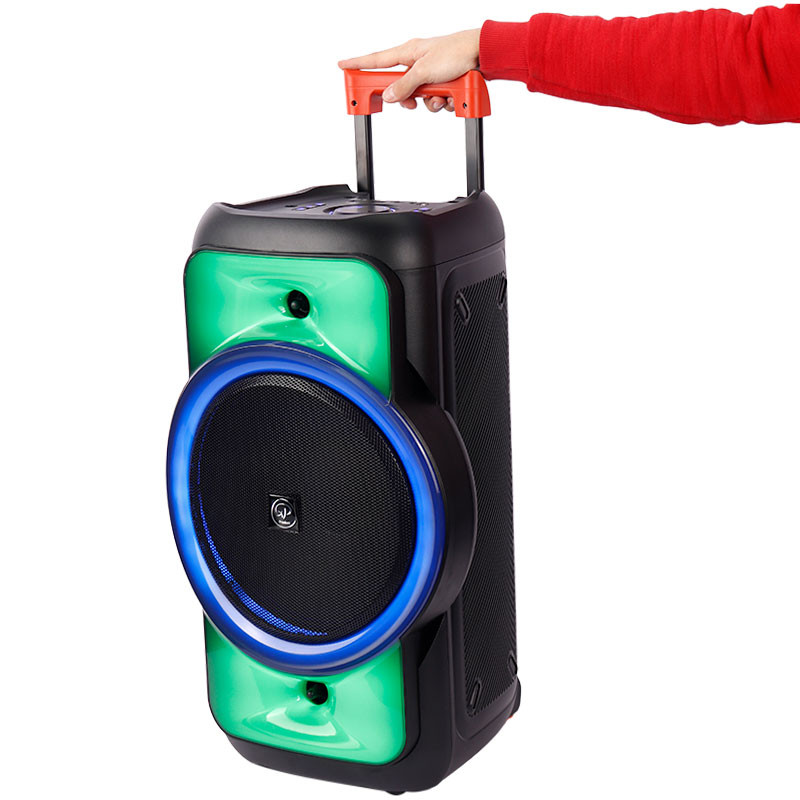 اسپیکر چمدانی بلوتوثی رم و فلش خور XP-Product XP-M1217A + میکروفون و ریموت کنترل