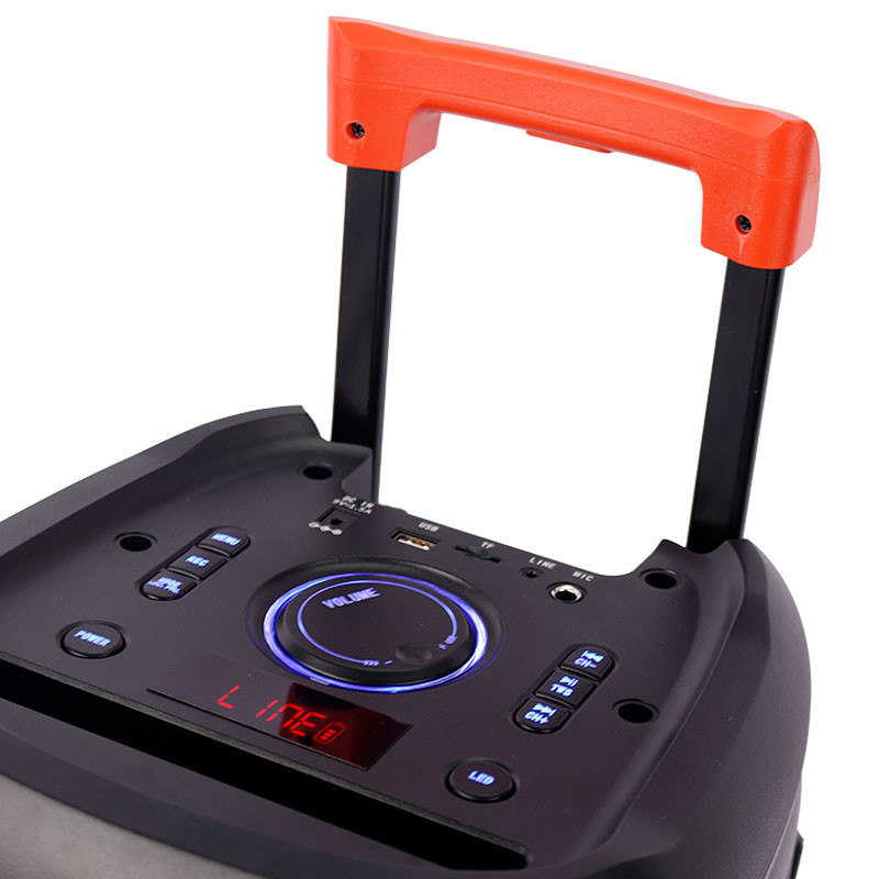 اسپیکر چمدانی بلوتوثی رم و فلش خور XP-Product XP-M1217A + میکروفون و ریموت کنترل