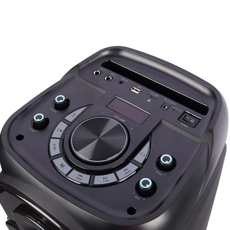 اسپیکر چمدانی بلوتوثی رم و فلش خور XP-Product XP-M1218A + میکروفون و ریموت کنترل