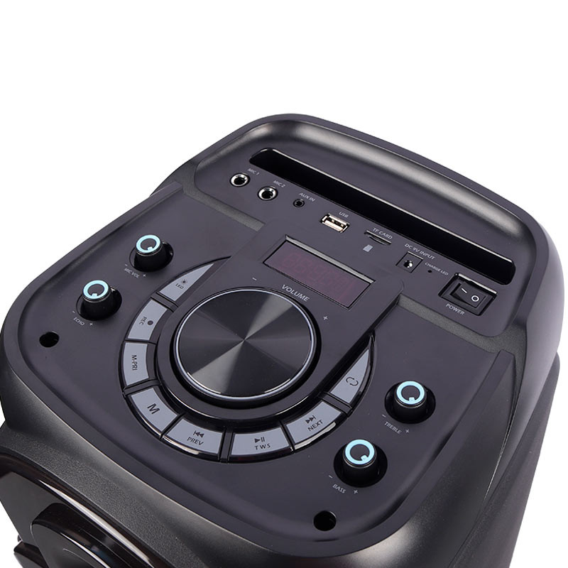 اسپیکر چمدانی بلوتوثی رم و فلش خور XP-Product XP-M1218A + میکروفون و ریموت کنترل