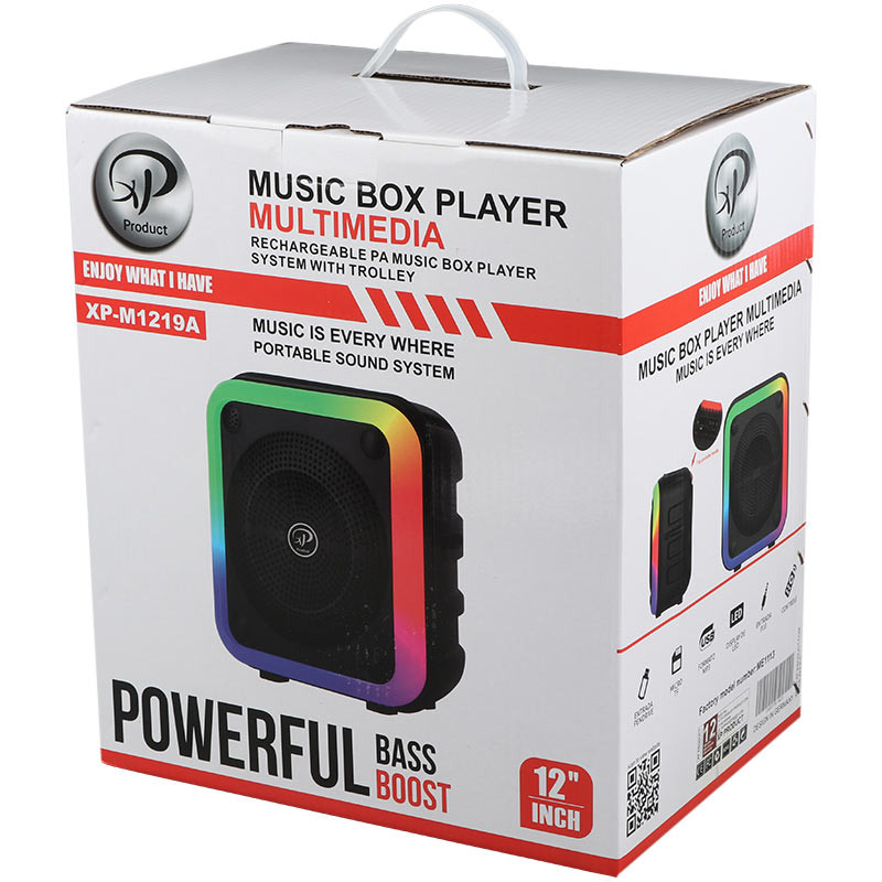 اسپیکر بلوتوثی ایکس پی پروداکت XP-M1219A + میکروفون و ریموت کنترل