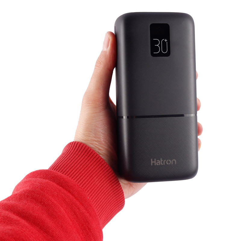 پاور بانک فست شارژ 30000 هترون Hatron HPB3070PQ QC3.0 PD 22.5W