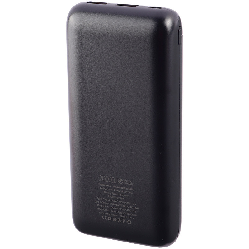 پاور بانک فست شارژ 20000 هترون Hatron HPB2065PQ QC3.0 PD 20W
