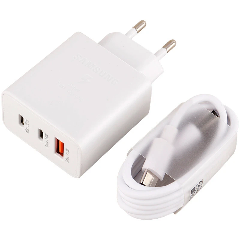 شارژر دیواری فست شارژ Samsung EP-TA220 PD 3.8A 35W + کابل تایپ سی