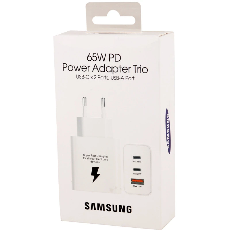شارژر دیواری فست شارژ Samsung EP-TA220 PD 3.8A 35W + کابل تایپ سی