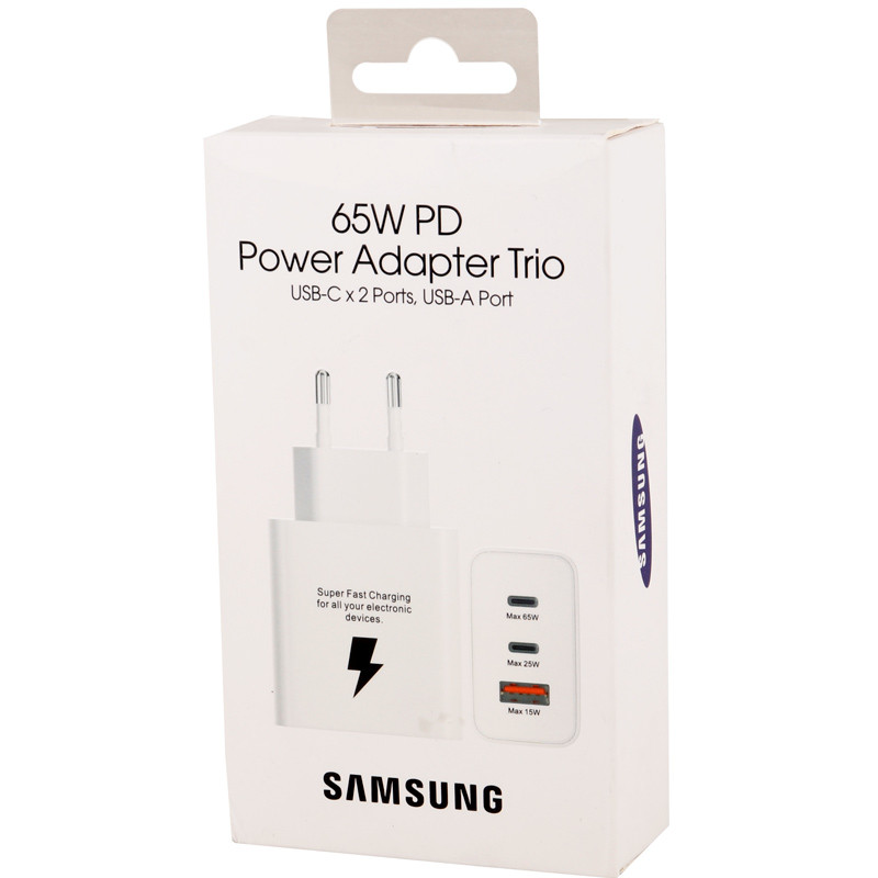 شارژر دیواری فست شارژ Samsung EP-TA220 PD 3.8A 35W + کابل تایپ سی