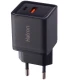 شارژر دیواری فست شارژ Hatron HWC2301PQ 2Port QC3.0 PD 3A 30W + کابل تبدیل تایپ سی