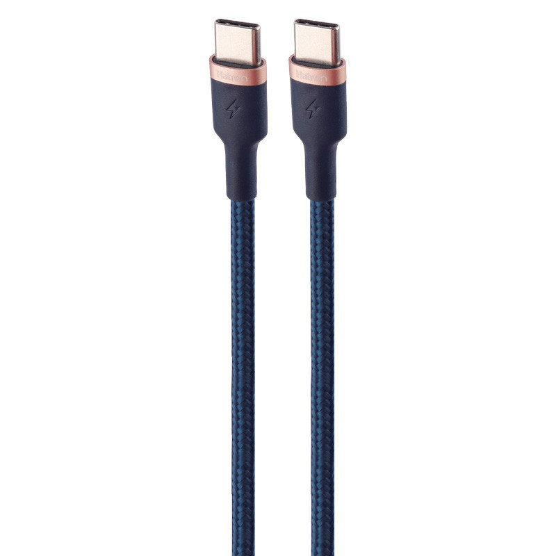شارژر دیواری فست شارژ Hatron HWC2301PQ 2Port QC3.0 PD 3A 30W + کابل تبدیل تایپ سی