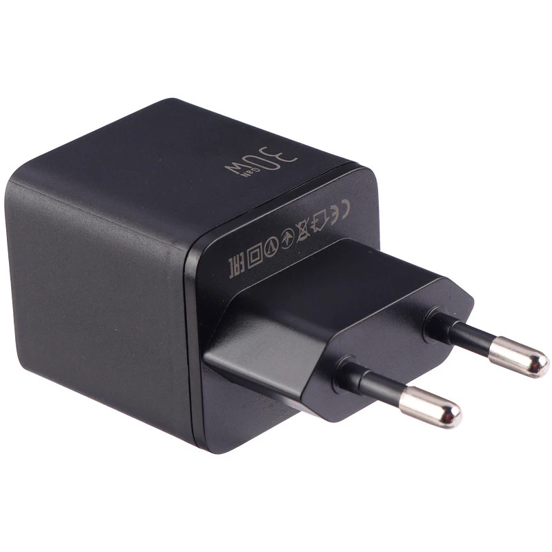 شارژر دیواری فست شارژ Hatron HWC2301PQ 2Port QC3.0 PD 3A 30W + کابل تبدیل تایپ سی