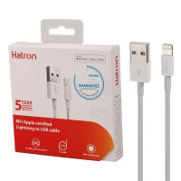 کابل آیفونی فست شارژ Hatron HC275I 2.4A 1m