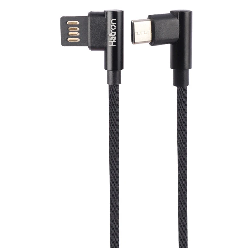 کابل تایپ سی فست شارژ Hatron HC180UC 2.4A 1m دو سر L