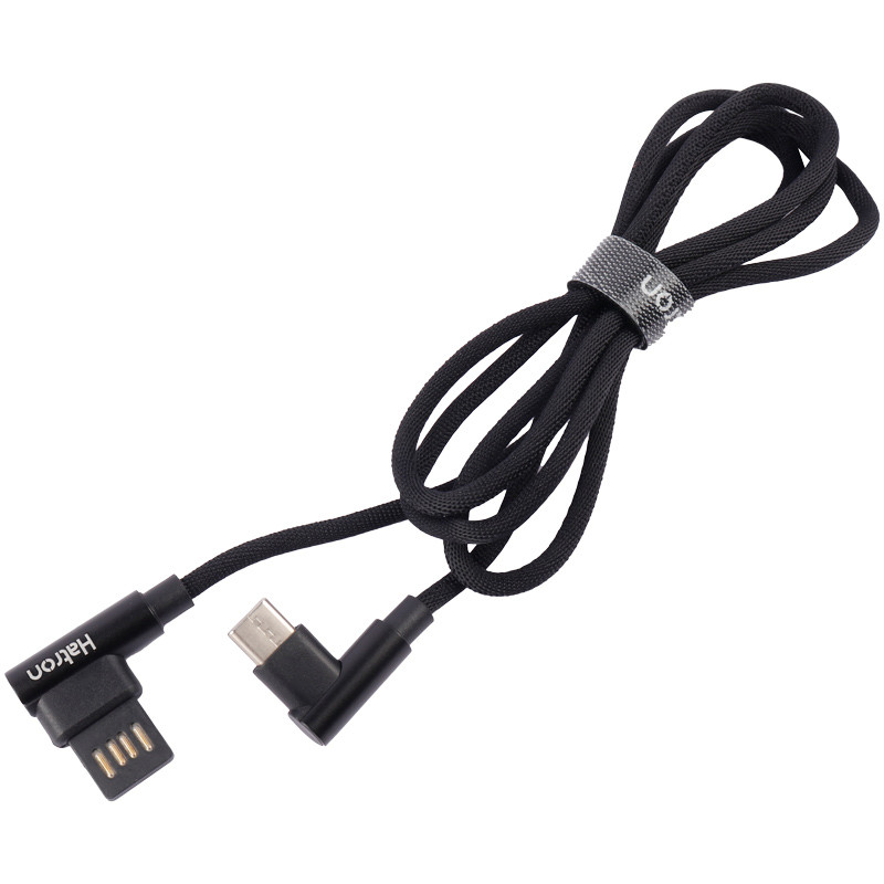 کابل تایپ سی فست شارژ Hatron HC180UC 2.4A 1m دو سر L