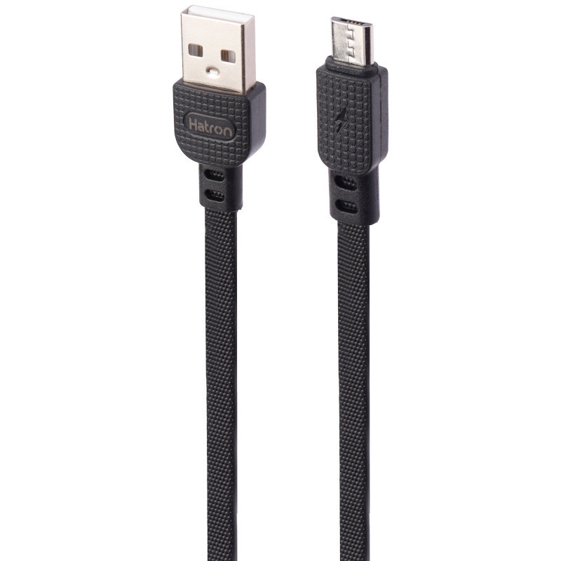 کابل میکرو یو اس بی فست شارژ Hatron HC138M 2.4A 1m