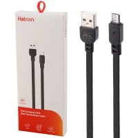 کابل میکرو یو اس بی فست شارژ Hatron HC138M 2.4A 1m