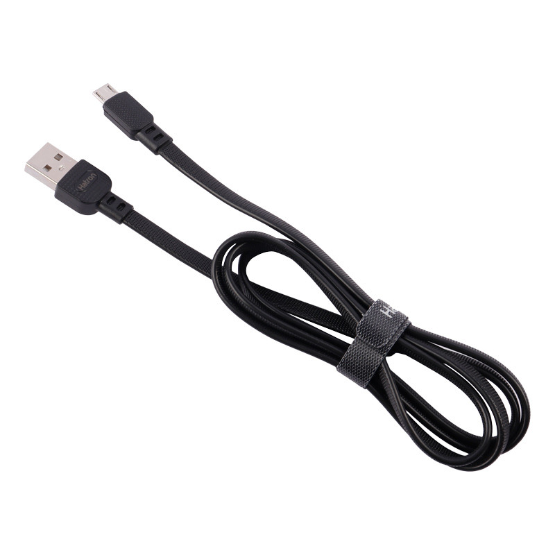 کابل میکرو یو اس بی فست شارژ Hatron HC138M 2.4A 1m