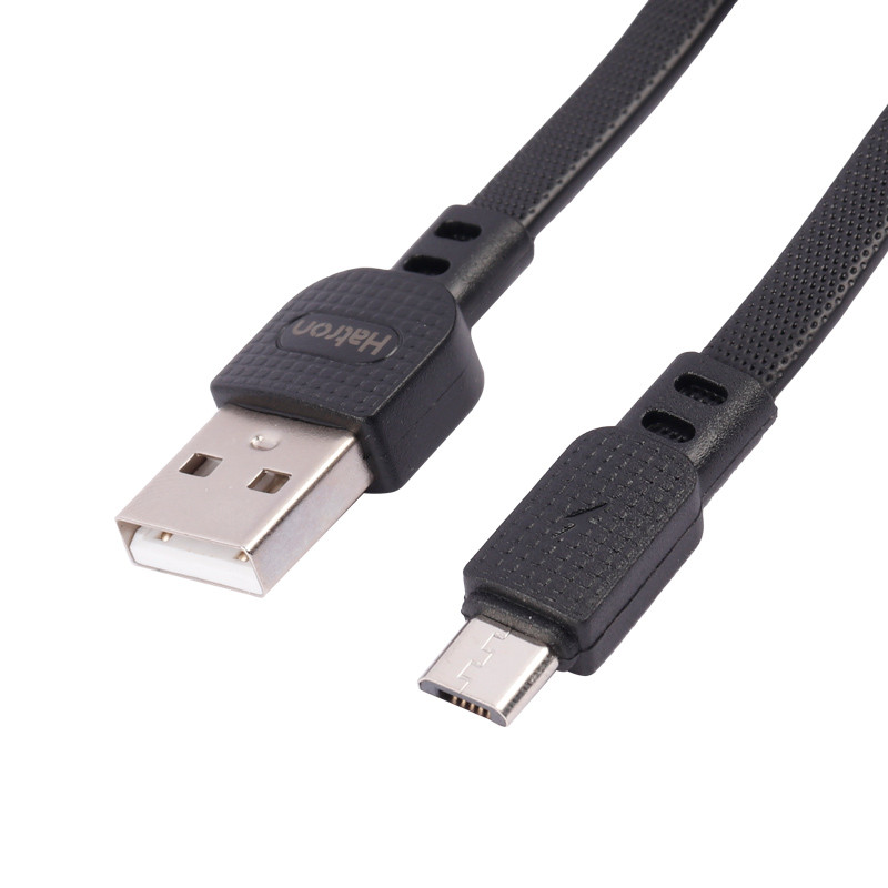 کابل میکرو یو اس بی فست شارژ Hatron HC138M 2.4A 1m