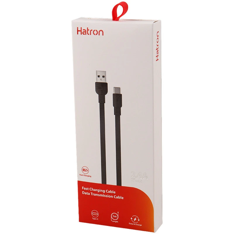 کابل تایپ سی فست شارژ Hatron HC145UC 2.4A 1m