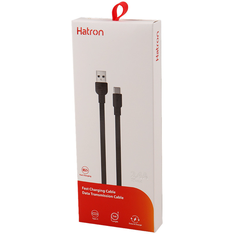 کابل تایپ سی فست شارژ Hatron HC145UC 2.4A 1m
