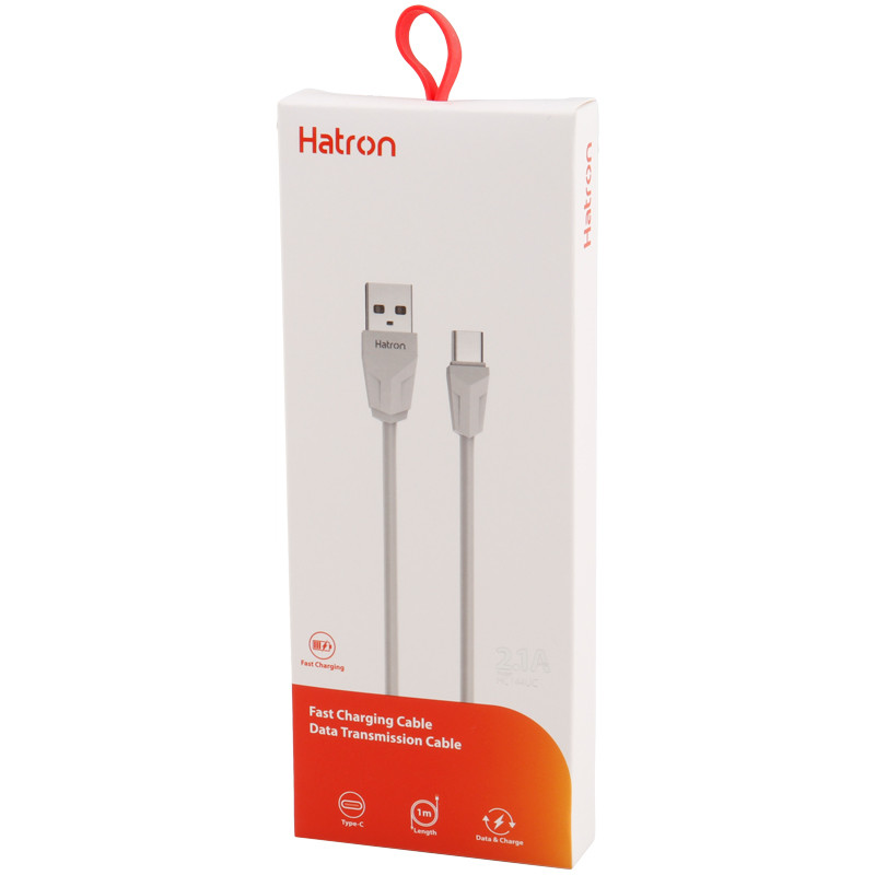 کابل تایپ سی فست شارژ Hatron HC144UC 2.1A 1m
