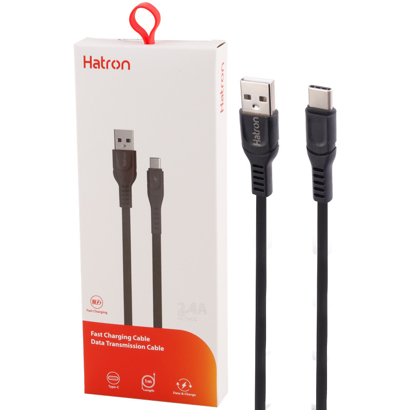 کابل تایپ سی فست شارژ Hatron HC154UC 2.4A 1m