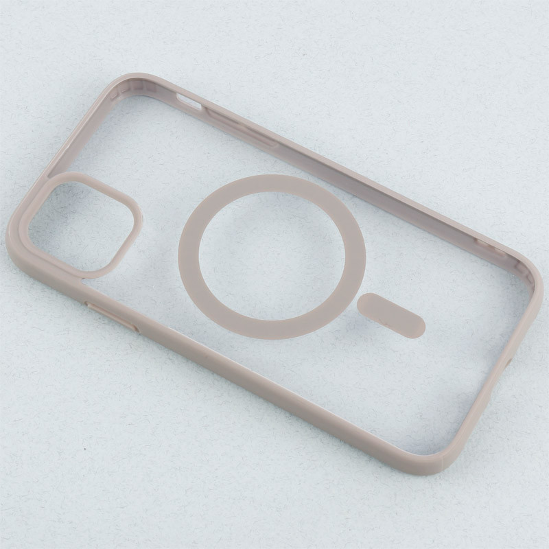 قاب PC شفاف دور رنگی مگ سیف iPhone 11