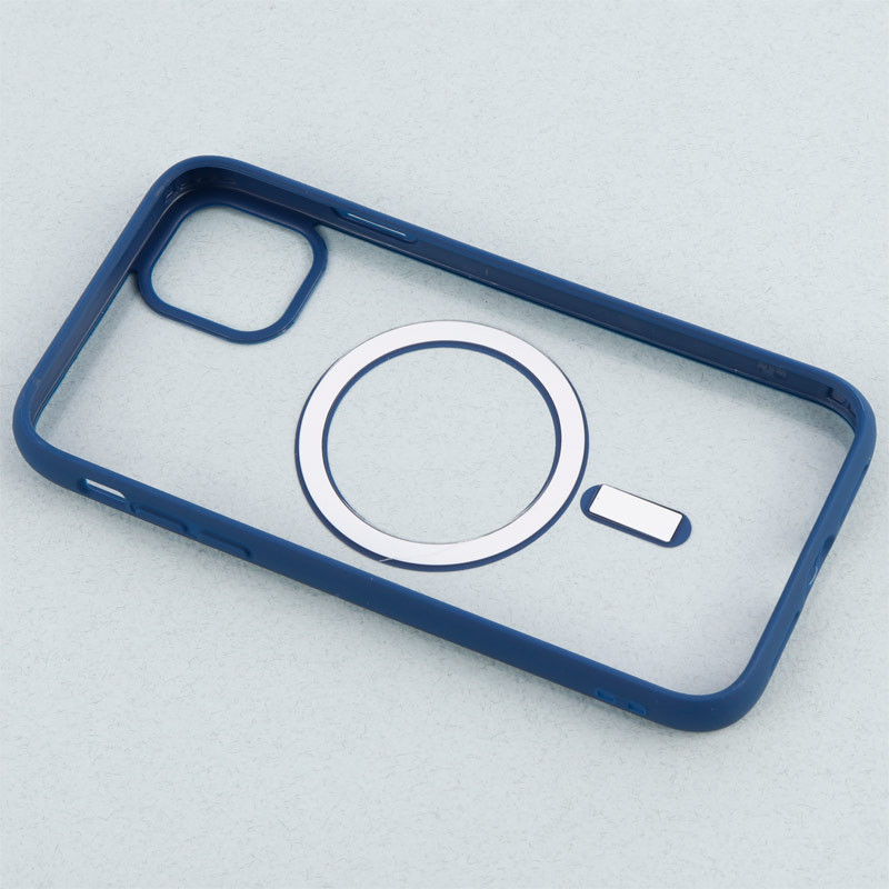 قاب PC شفاف دور رنگی مگ سیف iPhone 11
