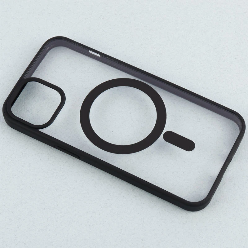 قاب PC شفاف دور رنگی مگ سیف iPhone 13