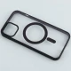 قاب PC شفاف دور رنگی مگ سیف iPhone 13