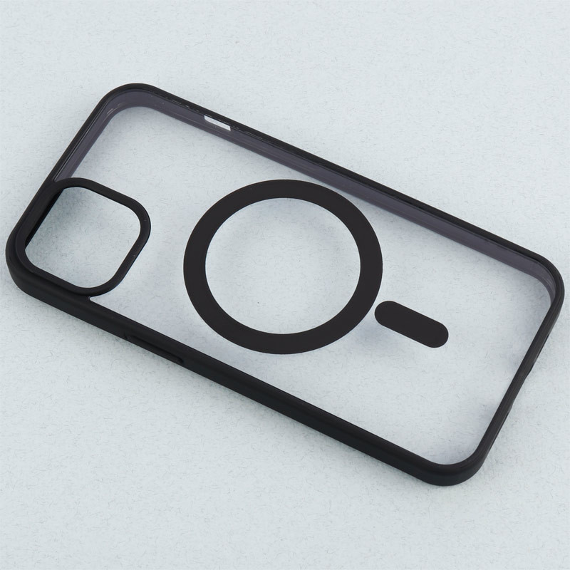 قاب PC شفاف دور رنگی مگ سیف iPhone 13