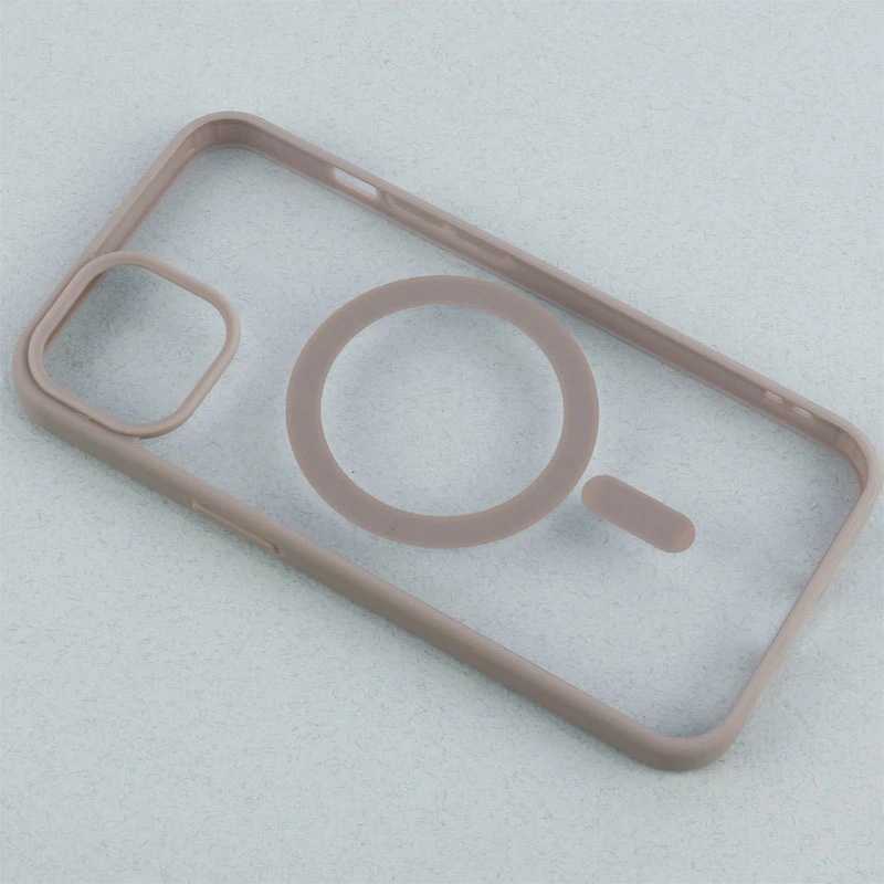 قاب PC شفاف دور رنگی مگ سیف iPhone 13