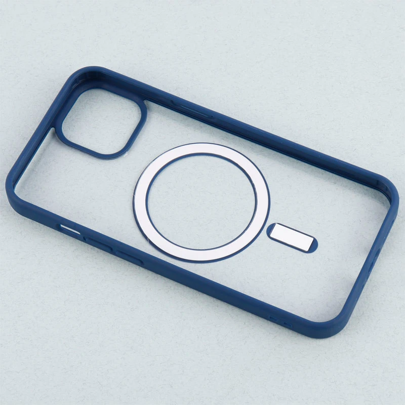 قاب PC شفاف دور رنگی مگ سیف iPhone 13