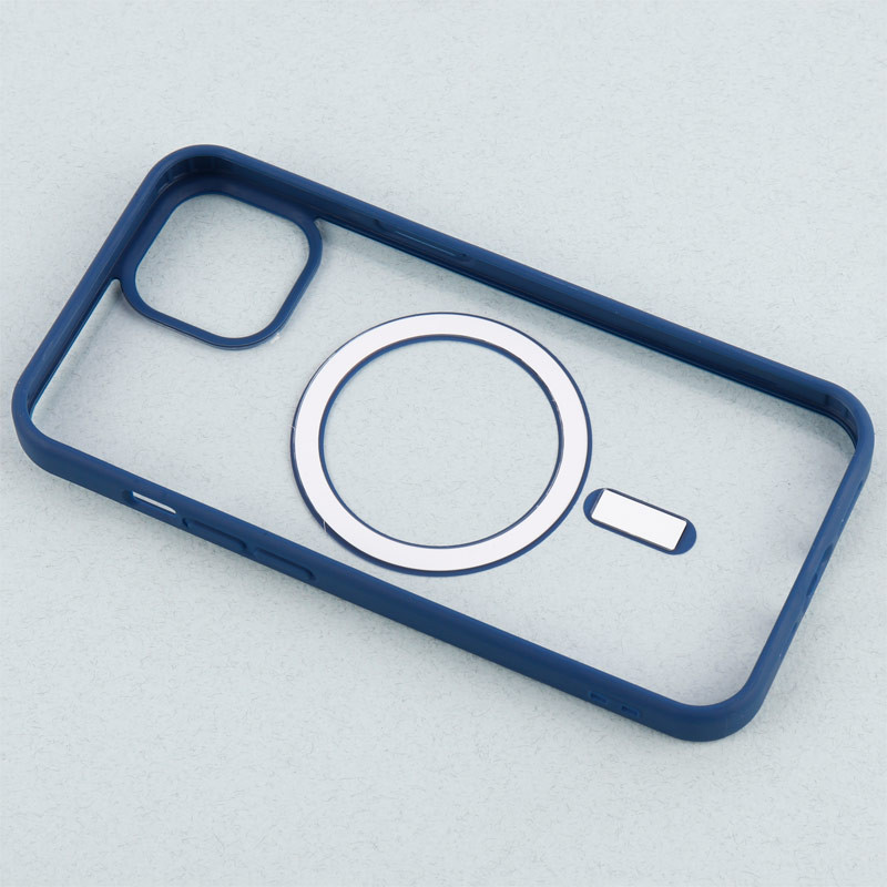 قاب PC شفاف دور رنگی مگ سیف iPhone 13