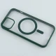قاب PC شفاف دور رنگی مگ سیف iPhone 13
