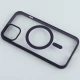 قاب PC شفاف دور رنگی مگ سیف iPhone 13