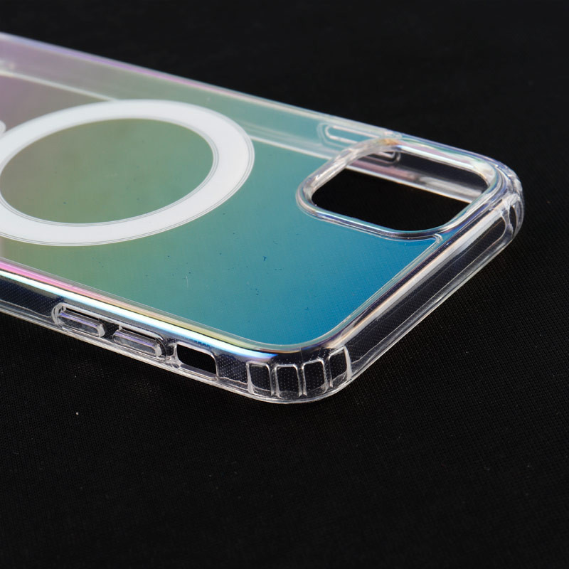 قاب PC شفاف هولوگرامی Keliluo مگ سیف iPhone 11