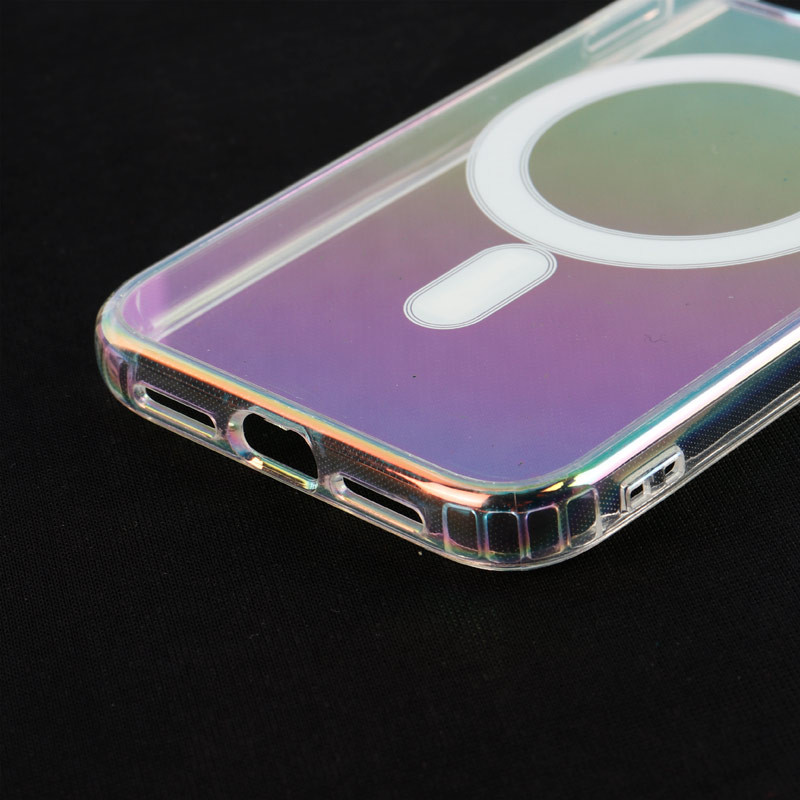 قاب PC شفاف هولوگرامی Keliluo مگ سیف iPhone 11
