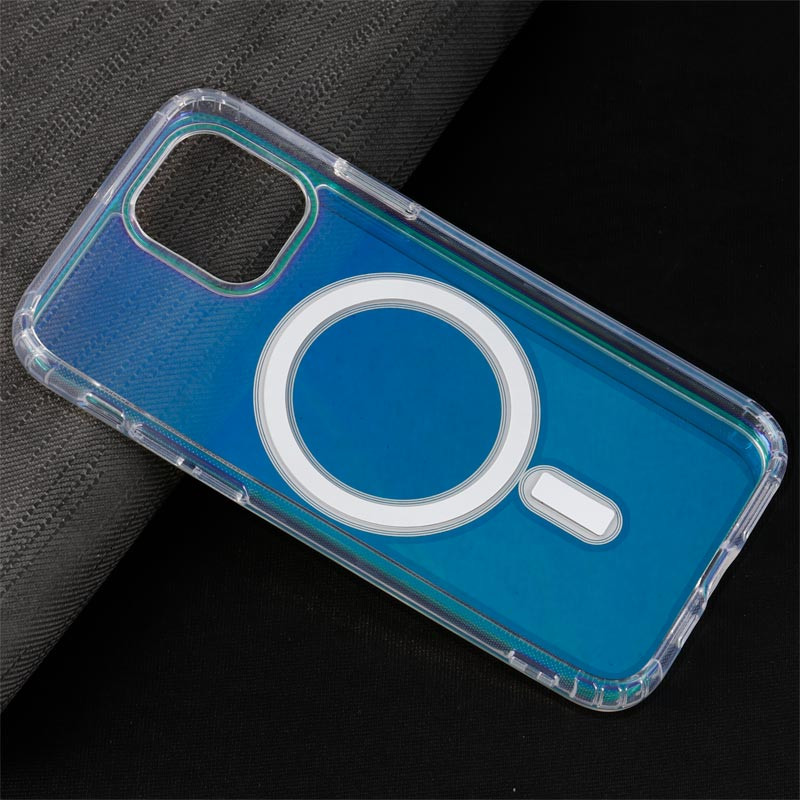 قاب PC شفاف هولوگرامی Keliluo مگ سیف iPhone 11 Pro