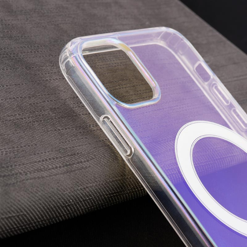 قاب PC شفاف هولوگرامی Keliluo مگ سیف iPhone 11 Pro Max