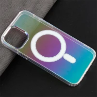 قاب PC شفاف هولوگرامی Keliluo مگ سیف iPhone 12 / 12 Pro