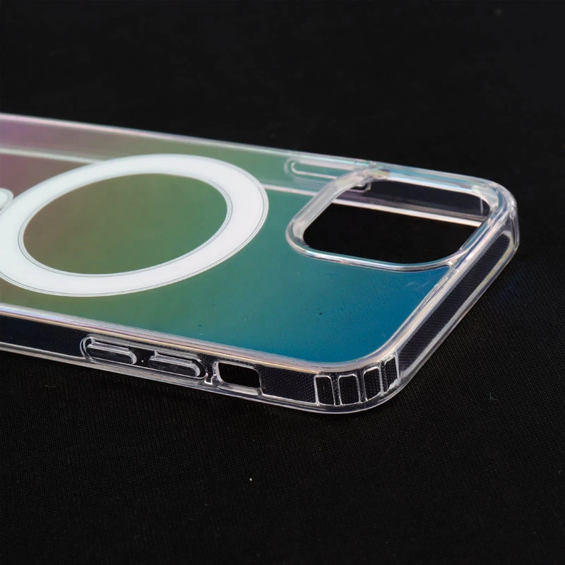 قاب PC شفاف هولوگرامی Keliluo مگ سیف iPhone 12 / 12 Pro